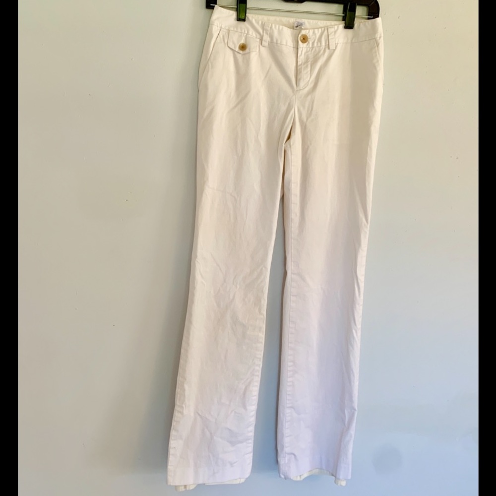 White Banana Republic Dress Trousers